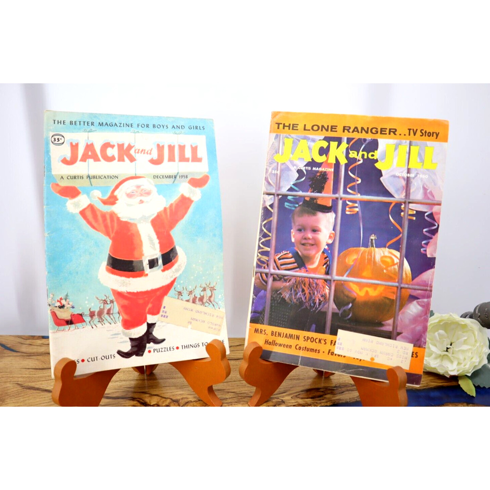 Jack and Jill Magazine Vintage December 1958 October 1960 Bundle